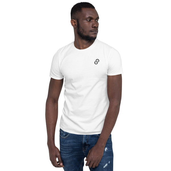 Classic T-shirt - White w/ Black Logo - On Par